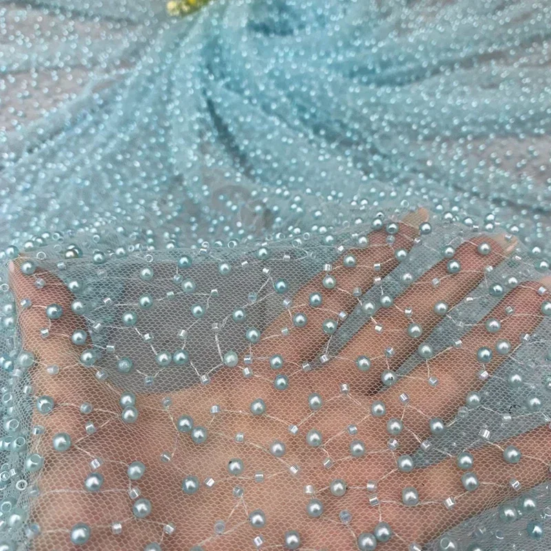 1yard Pearl Mesh Fabric Round  - Embroidery Youtube recension och pris