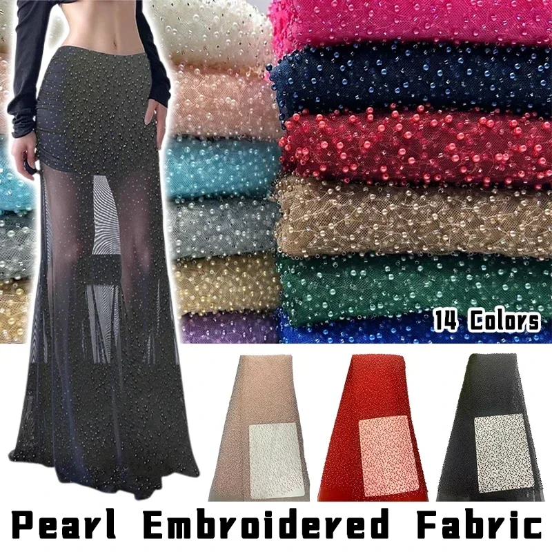 1yard Pearl Mesh Fabric Round  - Embroidery Youtube recension och pris