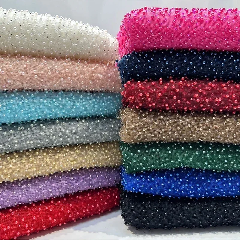 1yard Pearl Mesh Fabric Round  - Embroidery Youtube recension och pris