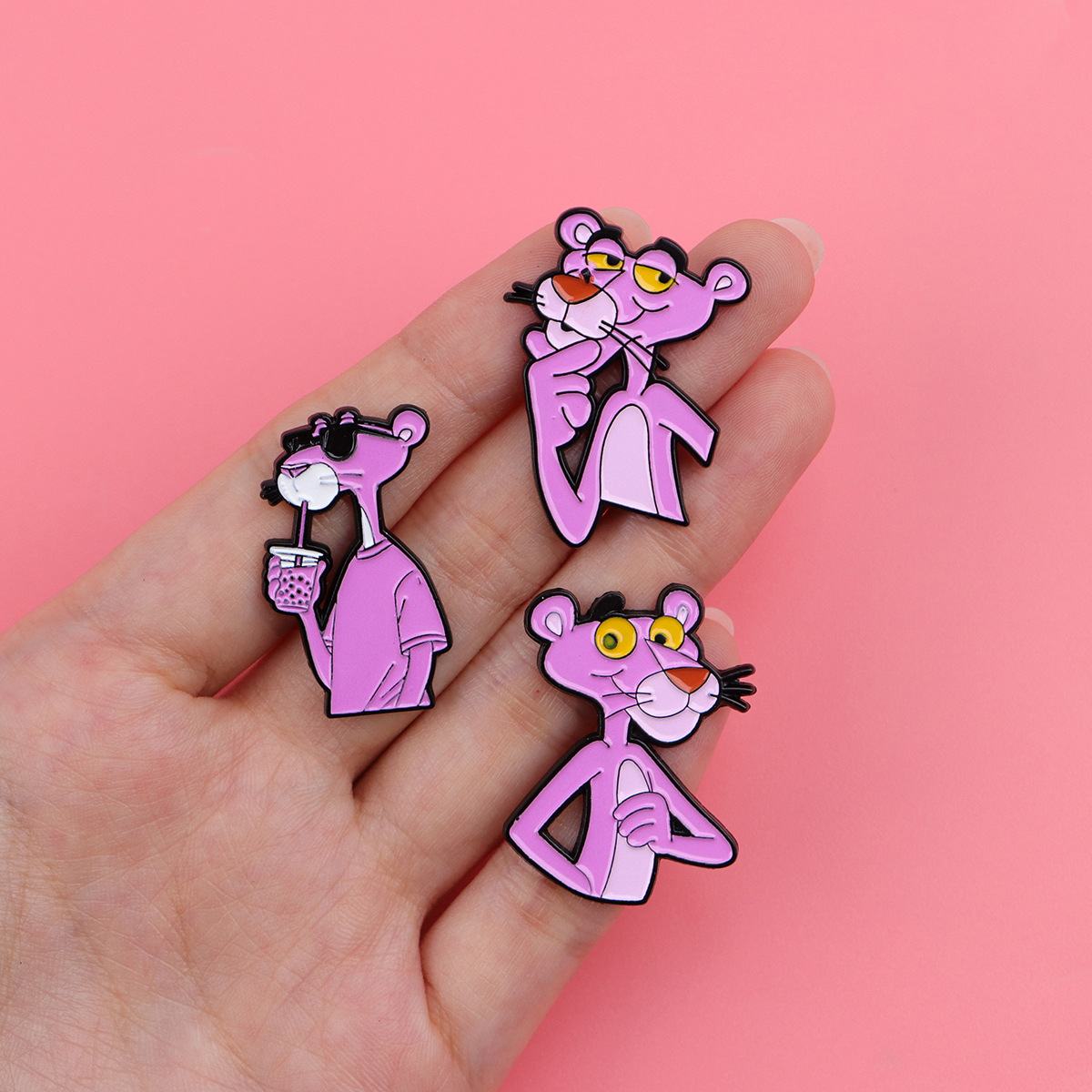Cute Leopard Cartoon Brooch Pi - Embroidery Garment recension och pris