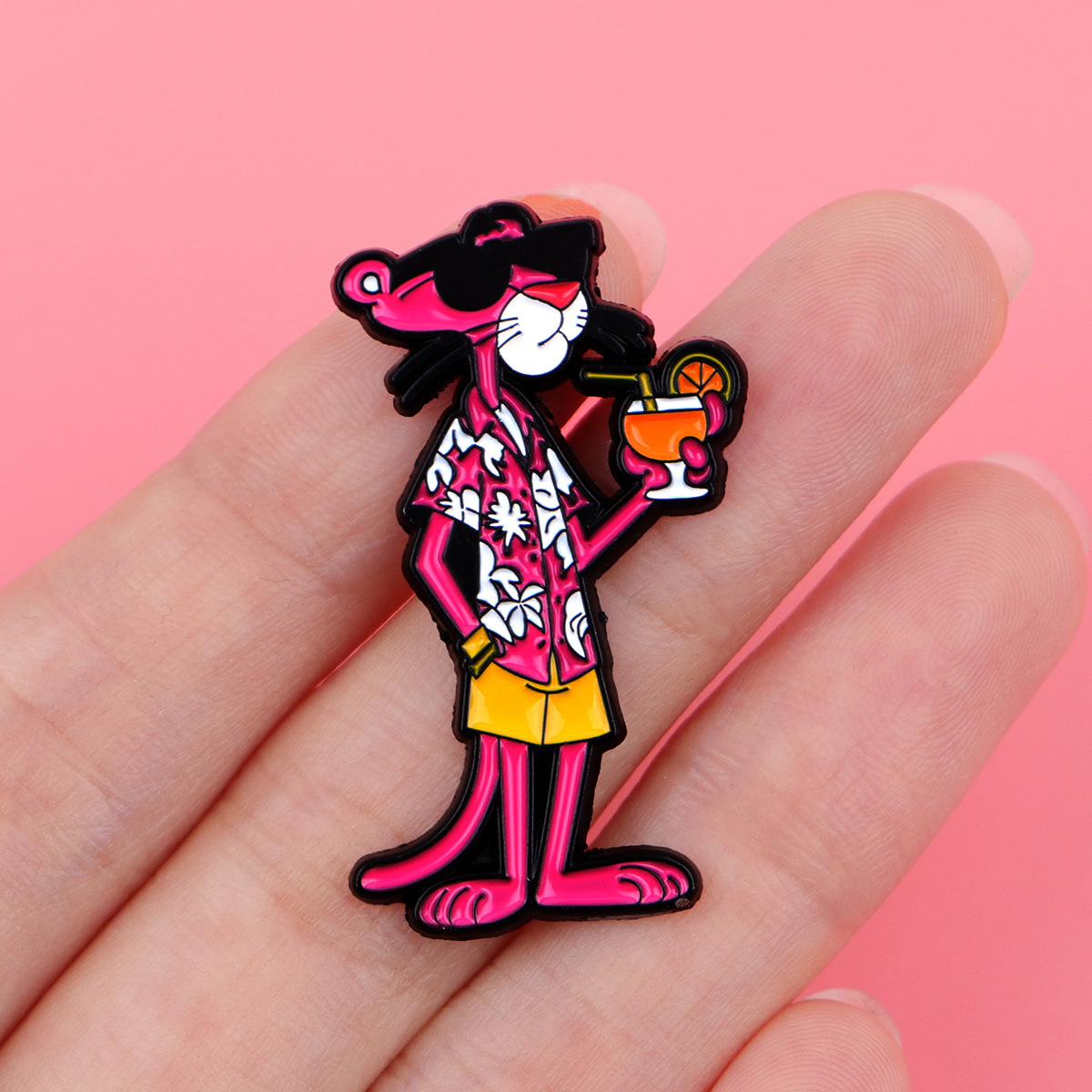 Cute Leopard Cartoon Brooch Pi - Embroidery Garment recension och pris