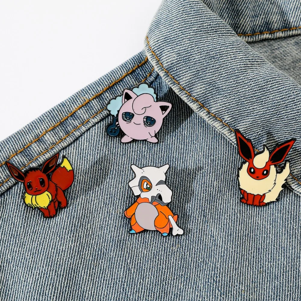4 Pcs Characters Cartoon Brooc - Embroidery Garment recension och pris