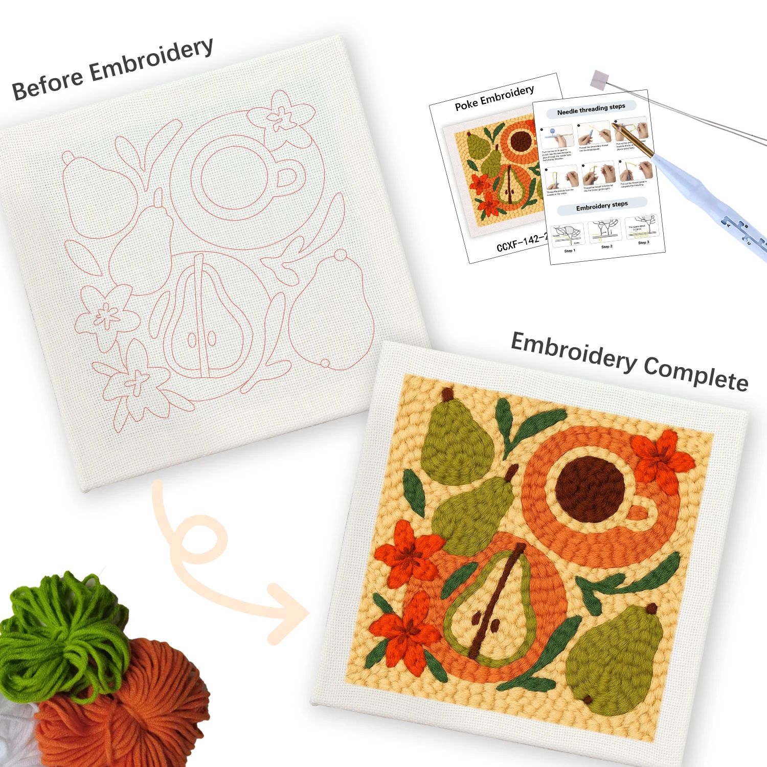 GATYZTORY Santa Claus Punch Ne - Embroidery Ideas For Bags recension och pris