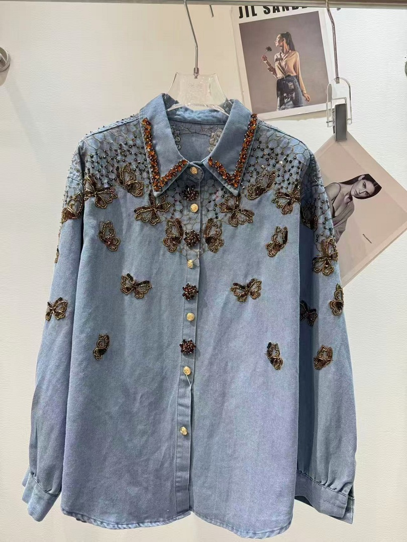 Luxury Style Denim Jacket For  - Embroidery Jacket Jeans recension och pris