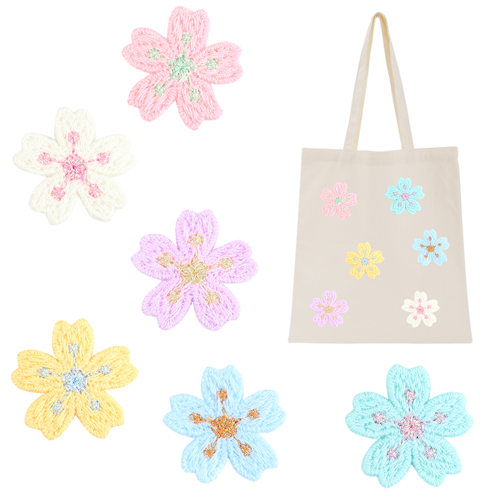 20pcs/lot Colorful 2.4cm Embro - Embroidery Flower Pattern recension och pris