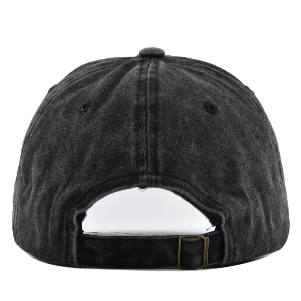 Vintage Washed  Baseball Cap F - Embroidery Letter N recension och pris